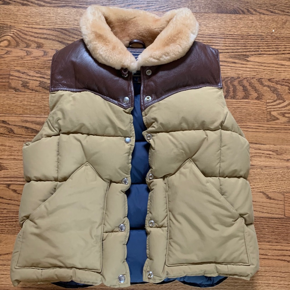 Penfield 60/40 Down Vest w/Shearling neck
